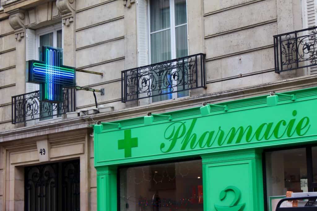 Afbeelding van een Franse Pharmacie