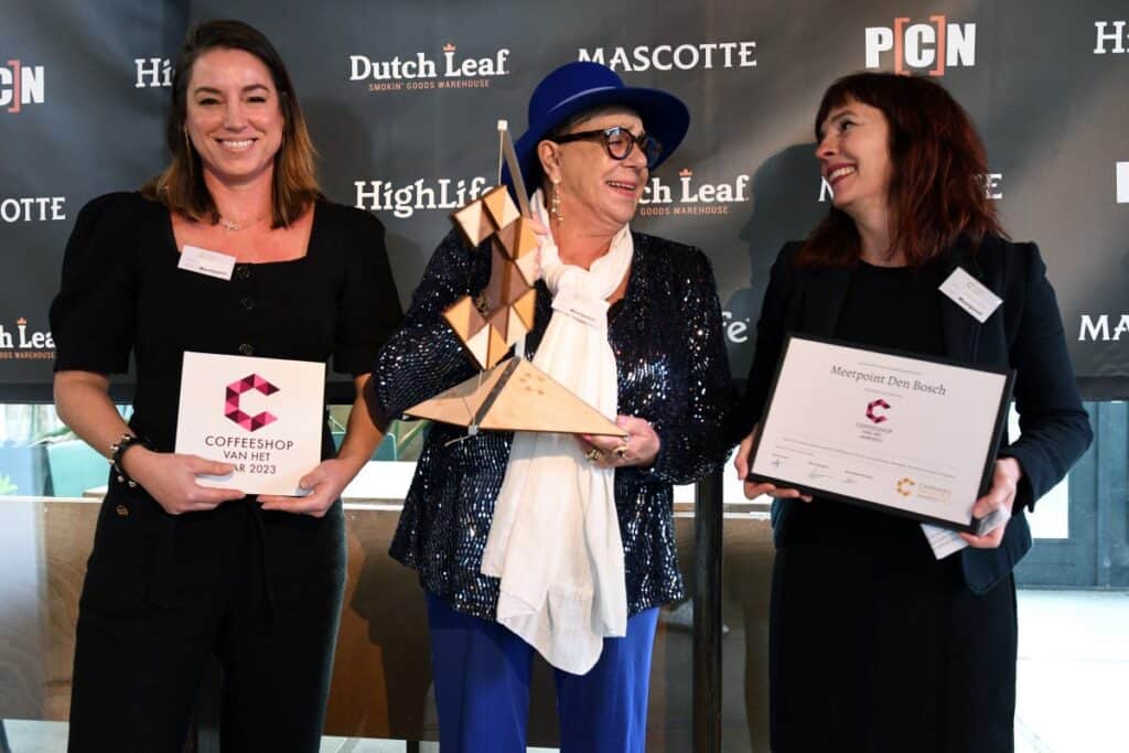Meetpoint Den Bosch winnaar Coffeeshop van het Jaar tijdens Cannabis Industrie Awards 2023 2