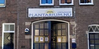 Plantarium achterkant ingang