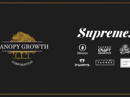 Canopy Growth Corporation overname The Supreme Cannabis Company