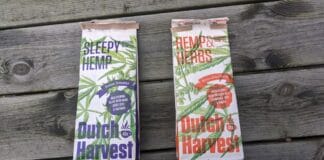 Dutch Harvest thee hemp en herbs sleepy hemp review gebruikservaring