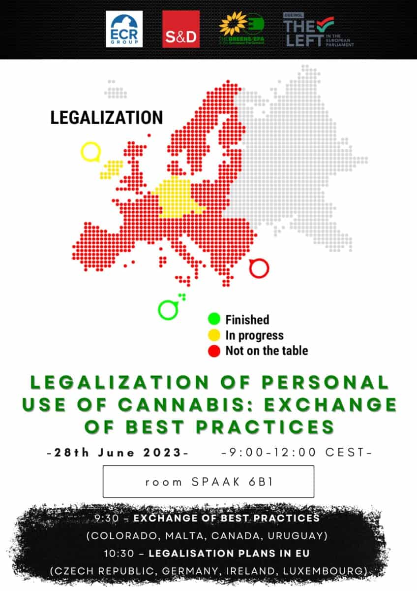 Europarlementariërs organiseren cannabis conferentie in Brussel