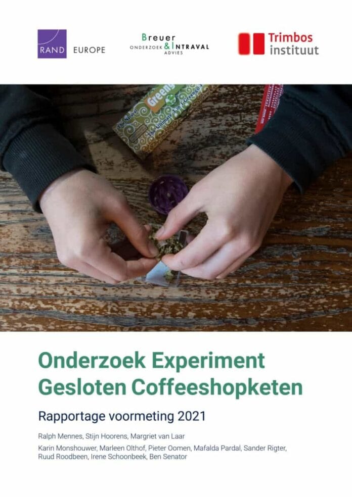 Onderzoek Experiment gesloten coffeeshopketen, Rapportage voormeting 2021