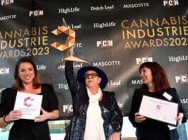 Meetpoint Den Bosch winnaar Coffeeshop van het Jaar tijdens Cannabis Industrie Awards 2023