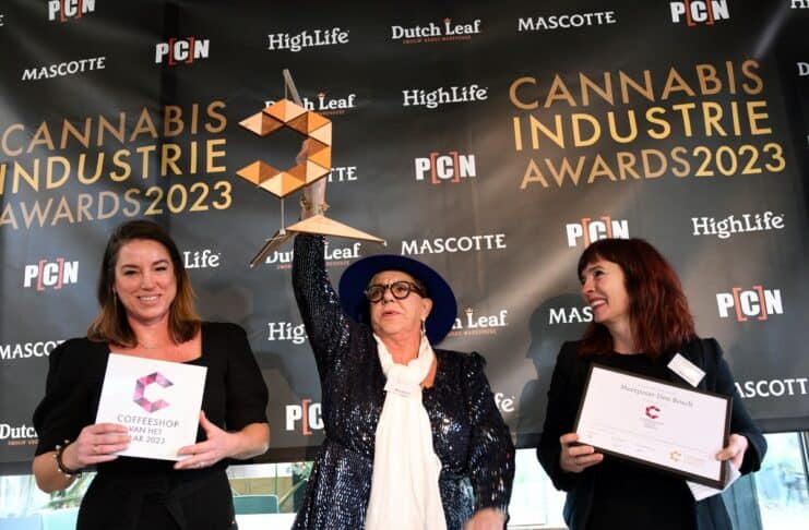 Meetpoint Den Bosch winnaar Coffeeshop van het Jaar tijdens Cannabis Industrie Awards 2023