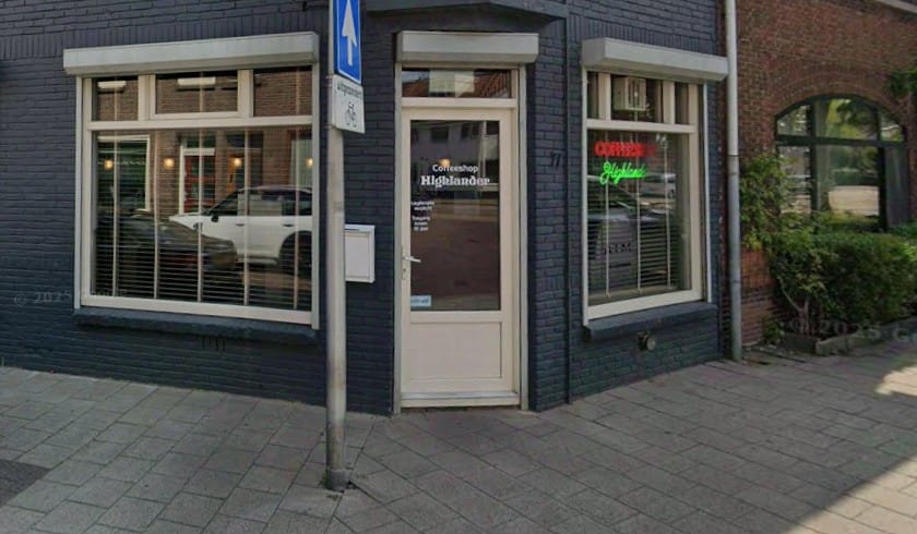 Gewapende overval gepleegd op coffeeshop Highlander in Eindhoven
